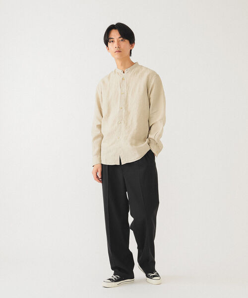 BEAMS（ビームス）の「BEAMS / ワイド 2プリーツ スラックス（スラックス・メンズ・ブラック/ブルー系その他4・M/XL/L/S）」の6枚目の写真