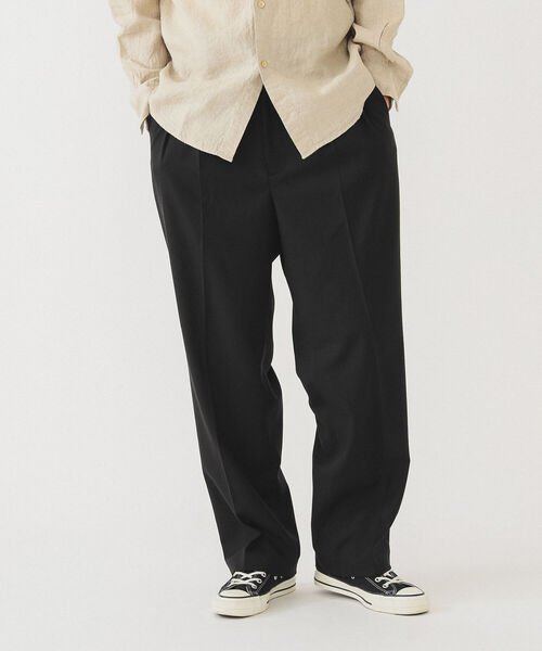 BEAMS（ビームス）の「BEAMS / ワイド 2プリーツ スラックス（スラックス・メンズ・ブラック/ブルー系その他4・M/XL/L/S）」の4枚目の写真