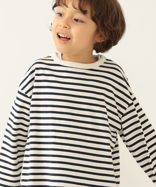 BEAMS mini（ビームスミニ）の「BEAMS mini / マルチボーダー カットソー  (90～150cm)（Tシャツ/カットソー・キッズ・その他/ホワイト系その他5/ミント/その他1・90/100/110/120/130/140/150）」の5枚目の写真