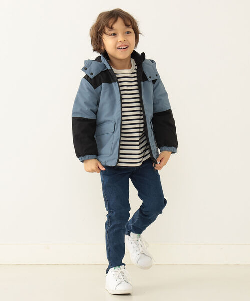 BEAMS mini（ビームスミニ）の「BEAMS mini / マルチボーダー カットソー  (90～150cm)（Tシャツ/カットソー・キッズ・その他/ホワイト系その他5/ミント/その他1・90/100/110/120/130/140/150）」の9枚目の写真