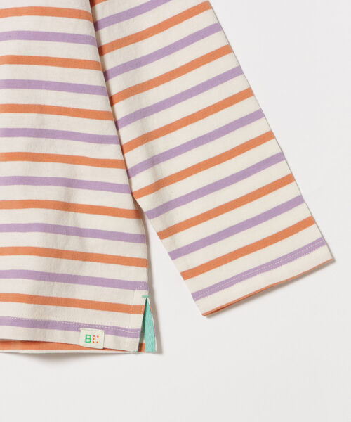 BEAMS mini（ビームスミニ）の「BEAMS mini / マルチボーダー カットソー  (90～150cm)（Tシャツ/カットソー・キッズ・その他/ホワイト系その他5/ミント/その他1・90/100/110/120/130/140/150）」の18枚目の写真