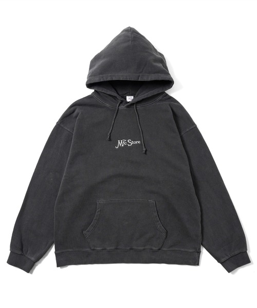 FRUIT OF THE LOOM(フルーツオブザルーム)の「FRUIT OF THE LOOM x MFC STORE FACTORY LOGO PIGMENT HOODIE(パーカー・メンズ・チャコール/ネイビー/ピンク・M/L/XL/XXL)」の2枚目の写真