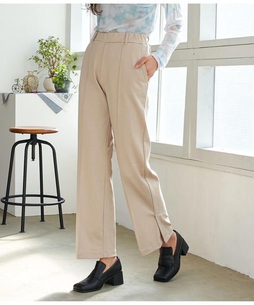 ANAP(アナップ)の「サイドスリットポンチパンツ(その他パンツ・レディース・グリーン/ライトベージュ/ブラック/ブルー・FREE)」の3枚目の写真