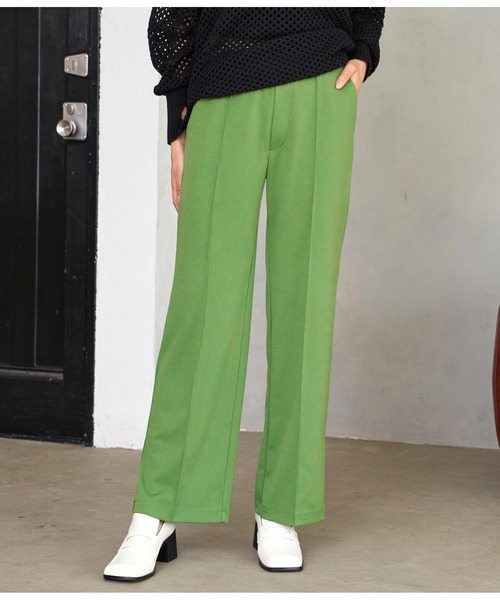 ANAP(アナップ)の「サイドスリットポンチパンツ(その他パンツ・レディース・グリーン/ライトベージュ/ブラック/ブルー・FREE)」の4枚目の写真