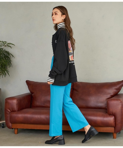 ANAP(アナップ)の「サイドスリットポンチパンツ(その他パンツ・レディース・グリーン/ライトベージュ/ブラック/ブルー・FREE)」の11枚目の写真