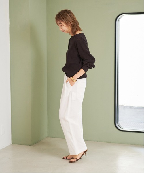 plage スウェットワイドタックパンツ セール】SWEAT WIDE TUCK パンツ（スウェットパンツ）｜Plage
