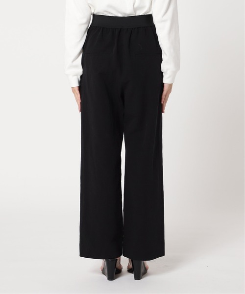 新品　Plage プラージュ　サイドタックパンツ　黒　36 定価17,600円 新品 Plage プラージュ サイドタックパンツ 黒 36 定価17,600円