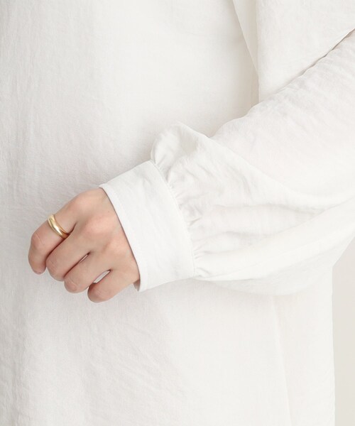 Cutie Blonde（キューティーブロンド）の「◆前後2WAYで着れる！シャツブラウス（シャツ/ブラウス・レディース・ベビーピンク/ブラック/ホワイト系・00）」の8枚目の写真