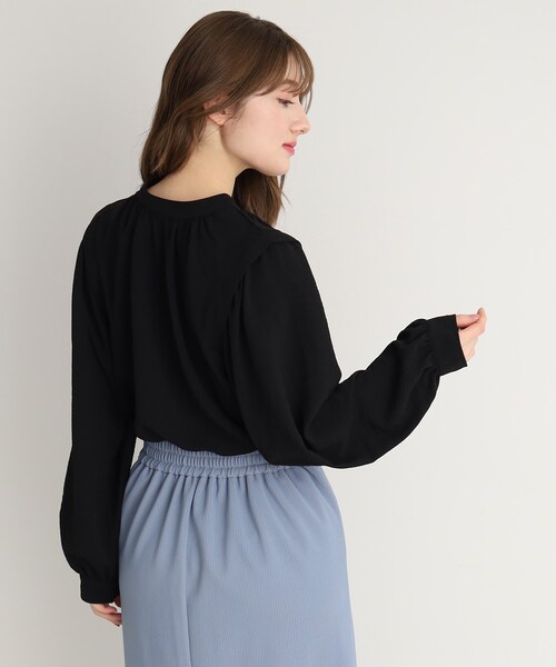 Cutie Blonde（キューティーブロンド）の「◆前後2WAYで着れる！シャツブラウス（シャツ/ブラウス・レディース・ベビーピンク/ブラック/ホワイト系・00）」の12枚目の写真