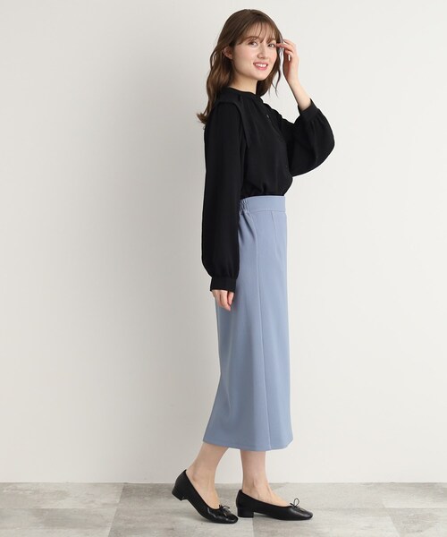 Cutie Blonde（キューティーブロンド）の「◆前後2WAYで着れる！シャツブラウス（シャツ/ブラウス・レディース・ベビーピンク/ブラック/ホワイト系・00）」の15枚目の写真