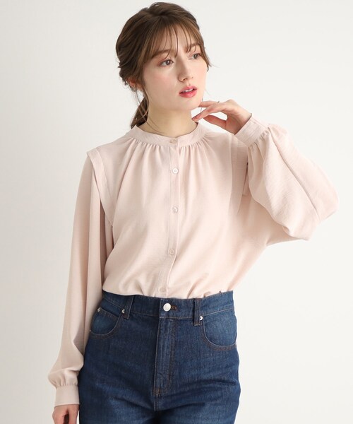 Cutie Blonde（キューティーブロンド）の「◆前後2WAYで着れる！シャツブラウス（シャツ/ブラウス・レディース・ベビーピンク/ブラック/ホワイト系・00）」の18枚目の写真