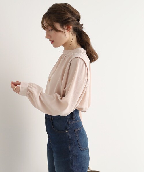 Cutie Blonde（キューティーブロンド）の「◆前後2WAYで着れる！シャツブラウス（シャツ/ブラウス・レディース・ベビーピンク/ブラック/ホワイト系・00）」の20枚目の写真