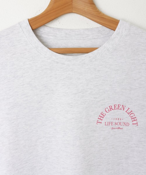andme（アンドミー）の「ロゴプリントボリューム袖コットン長袖Tシャツ（Tシャツ/カットソー・レディース・チャコールグレー/グレー/オフホワイト/オートミール/スミクロ/ブラウン/ブルー系その他・M）」の17枚目の写真