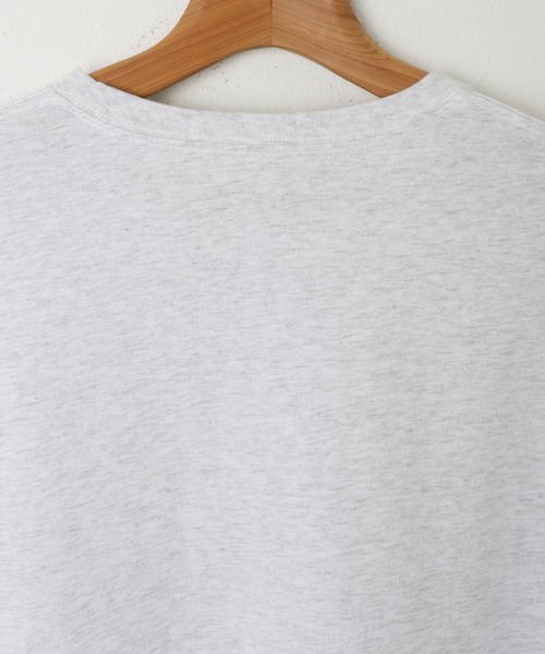 andme（アンドミー）の「ロゴプリントボリューム袖コットン長袖Tシャツ（Tシャツ/カットソー・レディース・チャコールグレー/グレー/オフホワイト/オートミール/スミクロ/ブラウン/ブルー系その他・M）」の18枚目の写真