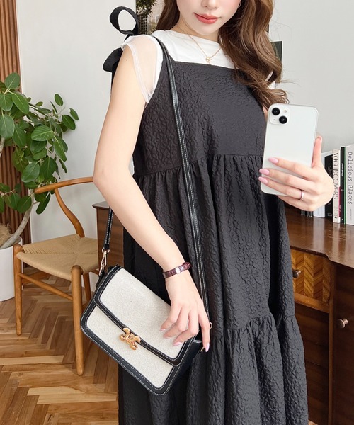 moment+(モーメントプラス)の「【累計販売枚数1万枚突破!】フェイクレザー&モノグラム/キャンバスショルダーバッグ(ショルダーバッグ・レディース・キャメル/ブラック/ブラック系その他/ブラック系その他2/ブラウン/ブラック系その他3/アイボリー/ブラウン系その他・FREE)」の22枚目の写真