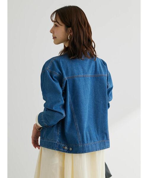 【新品】【希少】GREEN CLUBS スヌーピー デニム ジャケット XL セール】ノーカラーデニムジャケット（デニムジャケット