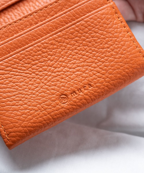 MURA(ムラ)の「イタリアン/フルグレイン シュリンク レザー 大容量 名刺入れ(名刺入れ・レディース・イエロー/オレンジ/ブルー/グリーン/ブラック・FREE)」の21枚目の写真