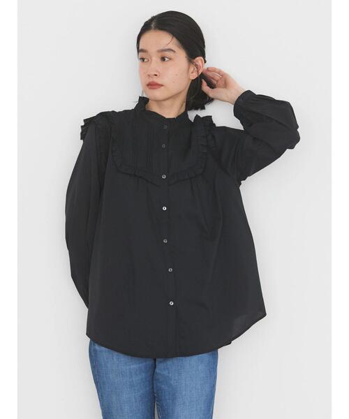 ピコフリルレース切替ブラウス