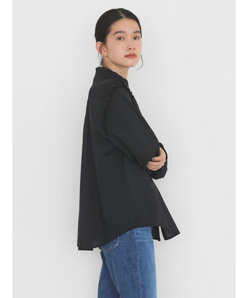 ピコフリルレース切替ブラウス