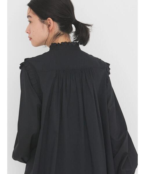 ピコフリルレース切替ブラウス