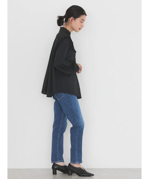 ピコフリルレース切替ブラウス