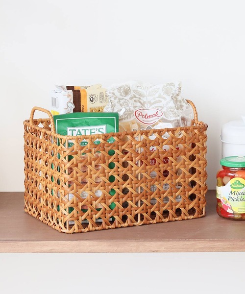 Creer(クレエ)の「UTILE(ユティル)オクタ レクトバスケット(収納グッズ・レディース・ブラウン・ONE SIZE)」の1枚目の写真