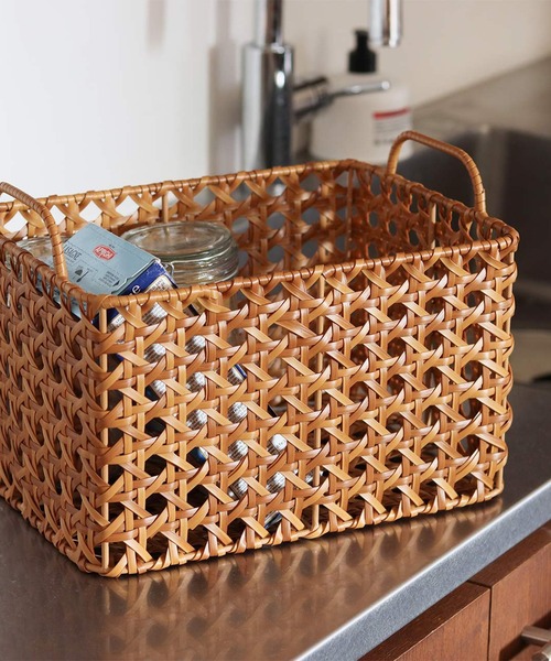 Creer(クレエ)の「UTILE(ユティル)オクタ レクトバスケット(収納グッズ・レディース・ブラウン・ONE SIZE)」の2枚目の写真