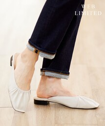【WEB限定】 ギャザー ミュール