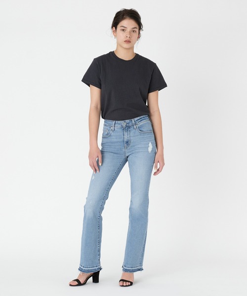 Levi's（リーバイス）の「リーバイス/Levi's 726(TM) ハイライズフレア ライトインディゴ（その他パンツ・レディース・ライトインディゴブルー・23inch/24inch/25inch/26inch/27inch/28inch）」の5枚目の写真