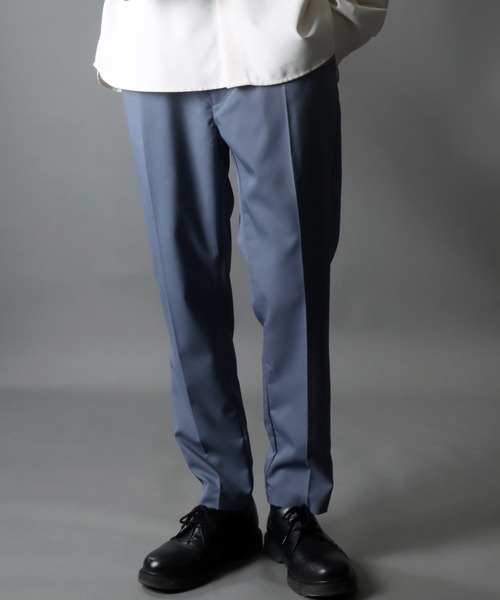 SITRY（シトリー）の「T/R loose tapered pants/ルーズ テーパード パンツ（スラックス・メンズ・モカ/グリーン/サックスブルー/ブラック/ベージュ/カーキ・M/L/XL）」の6枚目の写真