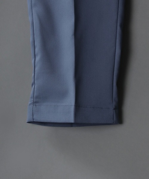 SITRY（シトリー）の「T/R loose tapered pants/ルーズ テーパード パンツ（スラックス・メンズ・モカ/グリーン/サックスブルー/ブラック/ベージュ/カーキ・M/L/XL）」の9枚目の写真