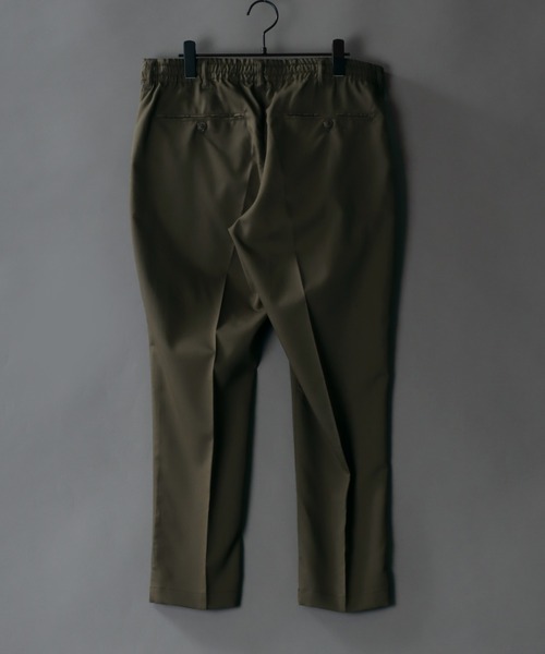 SITRY（シトリー）の「T/R loose tapered pants/ルーズ テーパード パンツ（スラックス・メンズ・モカ/グリーン/サックスブルー/ブラック/ベージュ/カーキ・M/L/XL）」の13枚目の写真