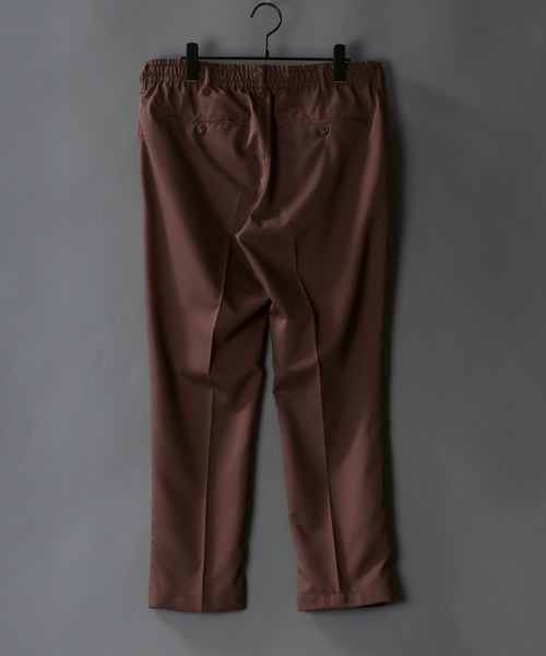 SITRY（シトリー）の「T/R loose tapered pants/ルーズ テーパード パンツ（スラックス・メンズ・モカ/グリーン/サックスブルー/ブラック/ベージュ/カーキ・M/L/XL）」の17枚目の写真