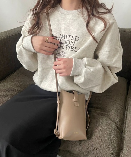 my twilight(マイトワイライト)の「mytwilightぷっくりマルチミニポシェット(ショルダーバッグ・レディース・ベージュ/アイボリー/ブラック・FREE)」の17枚目の写真