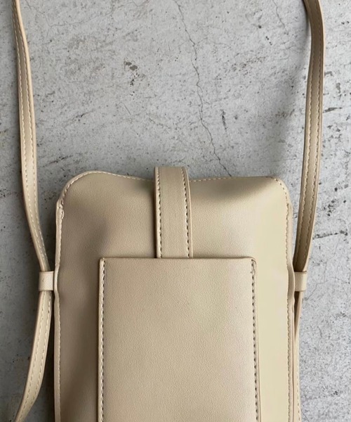 my twilight(マイトワイライト)の「mytwilightぷっくりマルチミニポシェット(ショルダーバッグ・レディース・ベージュ/アイボリー/ブラック・FREE)」の13枚目の写真