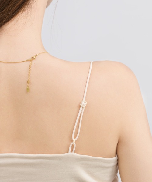 muku（ムク）の「細紐カップ付きインナーキャミソール（キャミソール・レディース・ベージュ/ブラック/ホワイト・SMALL/LARGE/MEDIUM）」の15枚目の写真