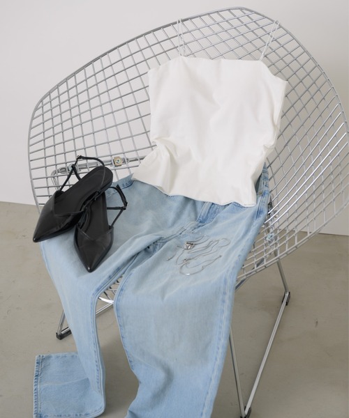 muku（ムク）の「細紐カップ付きインナーキャミソール（キャミソール・レディース・ベージュ/ブラック/ホワイト・SMALL/LARGE/MEDIUM）」の6枚目の写真