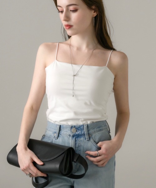 muku（ムク）の「細紐カップ付きインナーキャミソール（キャミソール・レディース・ベージュ/ブラック/ホワイト・SMALL/LARGE/MEDIUM）」の11枚目の写真