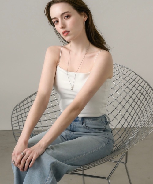 muku（ムク）の「細紐カップ付きインナーキャミソール（キャミソール・レディース・ベージュ/ブラック/ホワイト・SMALL/LARGE/MEDIUM）」の12枚目の写真