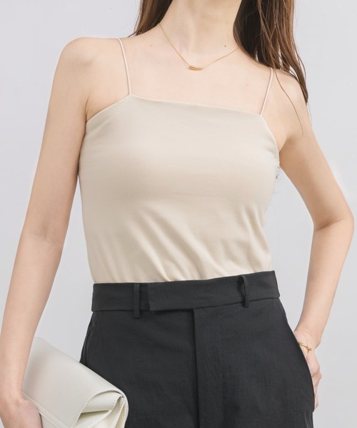muku（ムク）の「細紐カップ付きインナーキャミソール（キャミソール・レディース・ベージュ/ブラック/ホワイト・SMALL/LARGE/MEDIUM）」の10枚目の写真
