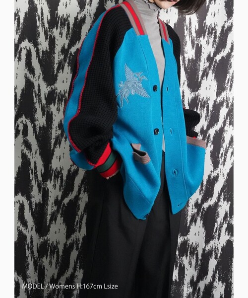 SeeSew ドラゴン刺繍 カーディガン SeeSew シーソー】SKA CARDIGAN 2