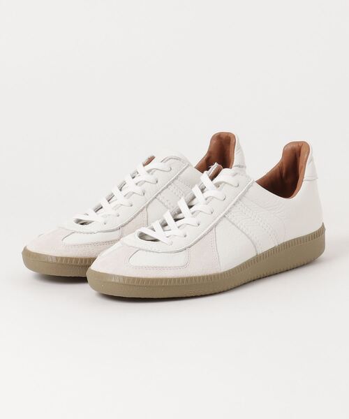 REPRODUCTION OF FOUND(リプロダクションオブファウンド)の「REPRODUCTION OF FOUND(リプロダクション オブ ファウンド) GERMAN MILITARY TRAINER ジャーマントレーナー レディース(スニーカー・レディース・ホワイト/ブラック・39/38/37/36)」の2枚目の写真