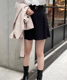 ミディアムプリーツスカート