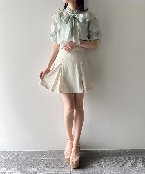 one way(ワンウェイ)の「ミディアムプリーツスカート(スカート・レディース・ブラック/ホワイト/ベージュ・FREE)」の20枚目の写真