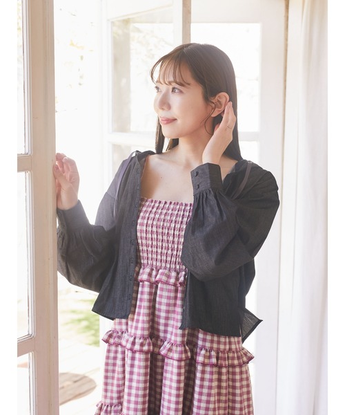 Areeam（アリーム）の「フード付きブラウス（シャツ/ブラウス・レディース・チェック/ブラック系その他・FREE）」の14枚目の写真