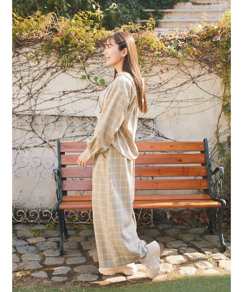 Areeam（アリーム）の「フード付きブラウス（シャツ/ブラウス・レディース・チェック/ブラック系その他・FREE）」の10枚目の写真