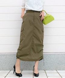 Q | ドロストミリタリーナロースカート(スカート)
