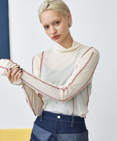 casane(カサネ)の「シアーピンタックトップス(その他トップス・レディース・ブラック/ベージュ/グリーン・FREE)」の20枚目の写真