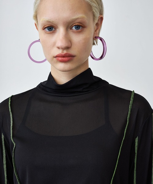 casane(カサネ)の「シアーピンタックトップス(その他トップス・レディース・ブラック/ベージュ/グリーン・FREE)」の16枚目の写真