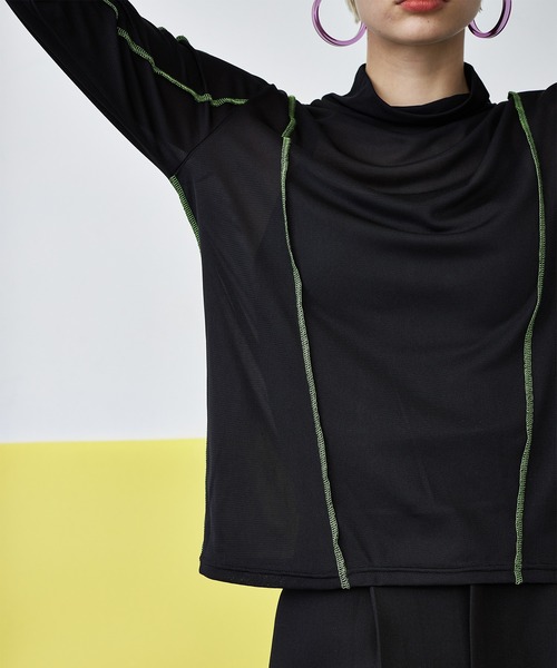 casane(カサネ)の「シアーピンタックトップス(その他トップス・レディース・ブラック/ベージュ/グリーン・FREE)」の13枚目の写真